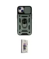 ieg™ iPhone 14 Kılıf Ahenk Klasik - Siyah Bilvis 3D Cam Ekran Koruyucu