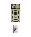 ieg™ iPhone 14 Kılıf Ahenk Klasik - Siyah Bilvis 3D Mat Cam Ekran Koruyucu