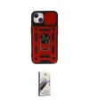 ieg™ iPhone 14 Kılıf Ahenk Klasik - Siyah Bilvis 3D Mat Cam Ekran Koruyucu