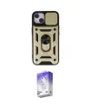 ieg™ iPhone 14 Kılıf Ahenk Klasik - Siyah Bilvis 5in1 3D Magic Cam Ekran Koruyucu