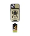 ieg™ iPhone 14 Kılıf Ahenk Klasik - Siyah Buffer Cam Ekran Koruyucu