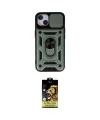 ieg™ iPhone 14 Kılıf Ahenk Klasik - Siyah Buffer Cam Ekran Koruyucu