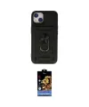 ieg™ iPhone 14 Kılıf Ahenk Klasik - Siyah Buffer Hayalet Cam Ekran Koruyucu