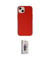ieg™ iPhone 14 Kılıf Ahenk Serisi - Siyah Bilvis 3D Cam Ekran Koruyucu