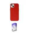 ieg™ iPhone 14 Kılıf Ahenk Serisi - Siyah Bilvis 5in1 3D Magic Cam Ekran Koruyucu