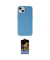ieg™ iPhone 14 Kılıf Ahenk Serisi - Siyah Buffer Hayalet Cam Ekran Koruyucu