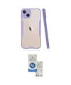 ieg™ iPhone 14 Kılıf Atlas Asil Serisi - Şeffaf Royal Nano Ekran Koruyucu