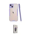 ieg™ iPhone 14 Kılıf Atlas Asil Serisi - Siyah Bilvis 3D Cam Ekran Koruyucu