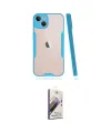 ieg™ iPhone 14 Kılıf Atlas Asil Serisi - Siyah Bilvis 3D Mat Cam Ekran Koruyucu