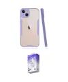 ieg™ iPhone 14 Kılıf Atlas Asil Serisi - Siyah Bilvis 5in1 3D Magic Cam Ekran Koruyucu