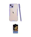 ieg™ iPhone 14 Kılıf Atlas Asil Serisi - Siyah Buffer Hayalet Cam Ekran Koruyucu