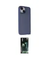 ieg™ iPhone 14 Kılıf Atlas Form - Şeffaf 360 Full Body Arka Koruyucu