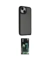 ieg™ iPhone 14 Kılıf Atlas Form - Şeffaf 360 Full Body Arka Koruyucu