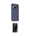 ieg™ iPhone 14 Kılıf Atlas Form - Siyah 3D Antistatik Hayalet Cam Ekran Koruyucu