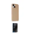 ieg™ iPhone 14 Kılıf Atlas Form - Siyah 3D Antistatik Hayalet Cam Ekran Koruyucu