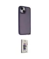 ieg™ iPhone 14 Kılıf Atlas Form - Siyah Bilvis 3D Cam Ekran Koruyucu