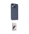 ieg™ iPhone 14 Kılıf Atlas Form - Siyah Bilvis 3D Mat Cam Ekran Koruyucu