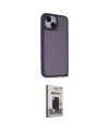 ieg™ iPhone 14 Kılıf Atlas Form - Siyah Bilvis Hayalet Cam Ekran Koruyucu
