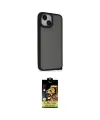 ieg™ iPhone 14 Kılıf Atlas Form - Siyah Buffer Cam Ekran Koruyucu