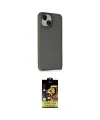 ieg™ iPhone 14 Kılıf Atlas Form - Siyah Buffer Cam Ekran Koruyucu