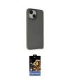 ieg™ iPhone 14 Kılıf Atlas Form - Siyah Buffer Hayalet Cam Ekran Koruyucu