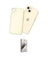 ieg™ iPhone 14 Kılıf Atlas Minimal Prime - Siyah Bilvis 3D Mat Cam Ekran Koruyucu