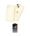 ieg™ iPhone 14 Kılıf Atlas Minimal Prime - Siyah Buffer Hayalet Cam Ekran Koruyucu
