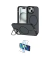 ieg™ iPhone 14 Kılıf Çekirdek Klasik - Siyah 3D Antistatik Cam Ekran Koruyucu