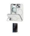 ieg™ iPhone 14 Kılıf Çekirdek Klasik - Siyah 3D Antistatik Hayalet Cam Ekran Koruyucu