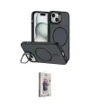 ieg™ iPhone 14 Kılıf Çekirdek Klasik - Siyah Bilvis 3D Cam Ekran Koruyucu
