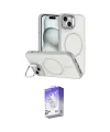 ieg™ iPhone 14 Kılıf Çekirdek Klasik - Siyah Bilvis 5in1 3D Magic Cam Ekran Koruyucu