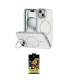 ieg™ iPhone 14 Kılıf Çekirdek Klasik - Siyah Buffer Cam Ekran Koruyucu