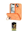 ieg™ iPhone 14 Kılıf Çekirdek Klasik - Siyah Buffer Cam Ekran Koruyucu
