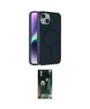 ieg™ iPhone 14 Kılıf Çekirdek Modern Prime - Şeffaf 360 Full Body Arka Koruyucu