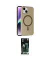 ieg™ iPhone 14 Kılıf Çekirdek Modern Prime - Şeffaf 360 Full Body Arka Koruyucu