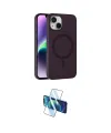 ieg™ iPhone 14 Kılıf Çekirdek Modern Prime - Siyah 3D Antistatik Cam Ekran Koruyucu
