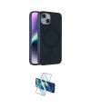 ieg™ iPhone 14 Kılıf Çekirdek Modern Prime - Siyah 3D Antistatik Cam Ekran Koruyucu