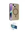 ieg™ iPhone 14 Kılıf Çekirdek Modern Prime - Siyah 3D Antistatik Cam Ekran Koruyucu