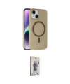 ieg™ iPhone 14 Kılıf Çekirdek Modern Prime - Siyah Bilvis 3D Cam Ekran Koruyucu