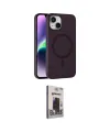 ieg™ iPhone 14 Kılıf Çekirdek Modern Prime - Siyah Bilvis Hayalet Cam Ekran Koruyucu