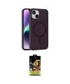 ieg™ iPhone 14 Kılıf Çekirdek Modern Prime - Siyah Buffer Cam Ekran Koruyucu