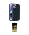 ieg™ iPhone 14 Kılıf Çekirdek Modern Prime - Siyah Buffer Cam Ekran Koruyucu