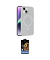 ieg™ iPhone 14 Kılıf Çekirdek Modern Prime - Siyah Buffer Hayalet Cam Ekran Koruyucu