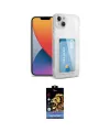 ieg™ iPhone 14 Kılıf Doruk Klasik Koleksiyonu - Siyah Buffer Hayalet Cam Ekran Koruyucu
