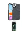 ieg™ iPhone 14 Kılıf Doruk Serisi - Şeffaf 360 Full Body Arka Koruyucu
