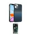 ieg™ iPhone 14 Kılıf Doruk Serisi - Şeffaf 360 Full Body Arka Koruyucu