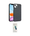 ieg™ iPhone 14 Kılıf Doruk Serisi - Şeffaf Pasifik Cam Ekran Koruyucu