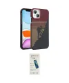 ieg™ iPhone 14 Kılıf Doruk Serisi - Şeffaf Pasifik Cam Ekran Koruyucu