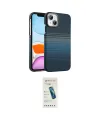 ieg™ iPhone 14 Kılıf Doruk Serisi - Şeffaf Pasifik Cam Ekran Koruyucu