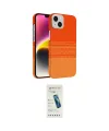 ieg™ iPhone 14 Kılıf Doruk Serisi - Şeffaf Pasifik Cam Ekran Koruyucu